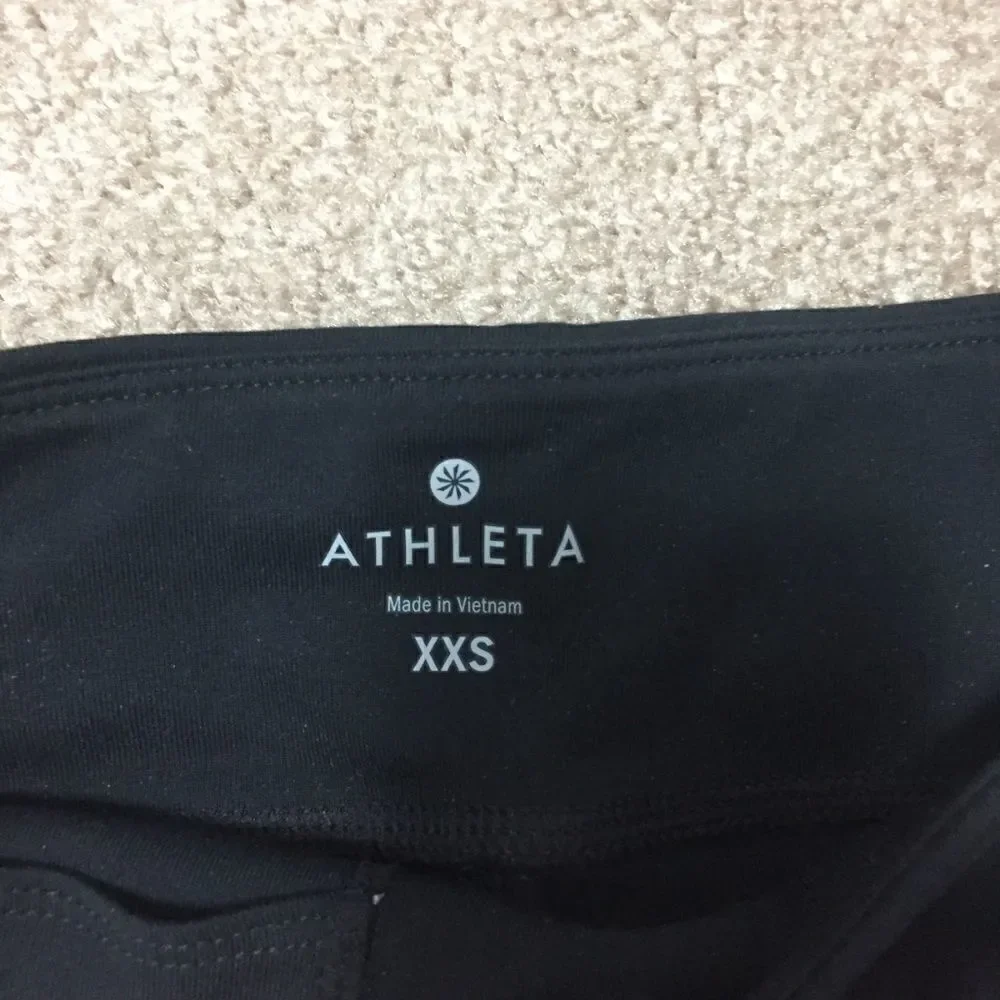Athleta Black Spandex Shorts